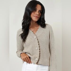 Cyrus Women's Beige Cardigan